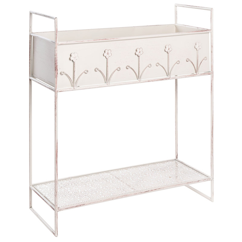 Plant Stand LUPINE 62 cm Metal Beige