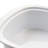 Gibson Elite Gracious Dining 1.9 Quart Stoneware Casserole In White With Glass Lid