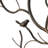 Brown Metal Bird Home Wall Decor