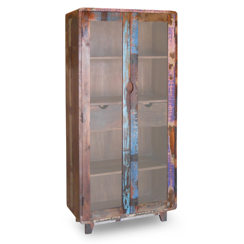 Paquette Display Cabinet, Brown