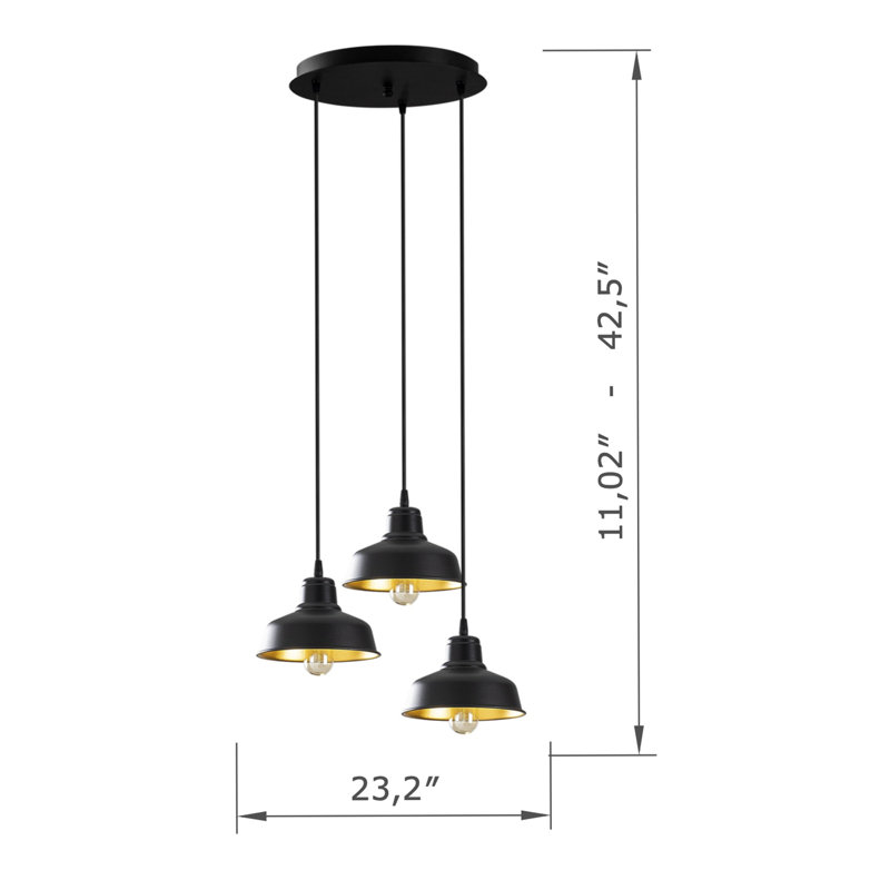 Luminaire suspendu à hauteur réglable