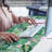 CounterArt Jungle Large Waterproof Desk Protector Mat 32" x 16"