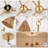 3-Light Adjustable Cone Pendant – Hand-Wrapped Paper Shades, Brass-Copper Finish, Sloped-Ceiling Ready, 22–29" Drop.