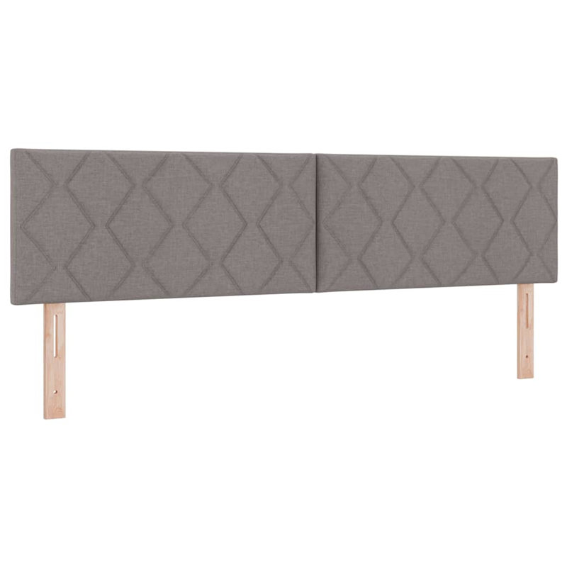  Fabric Headboard, DE Size - 180 x 220 cm, Taupe