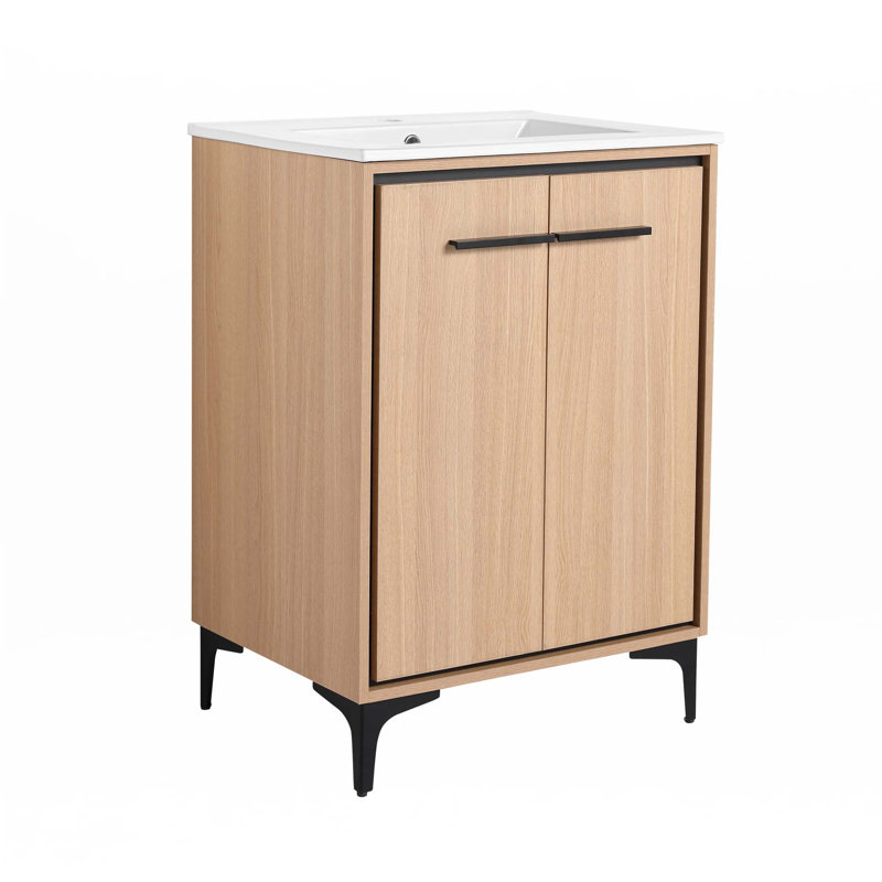 Base de meuble-lavabo avec lavabo