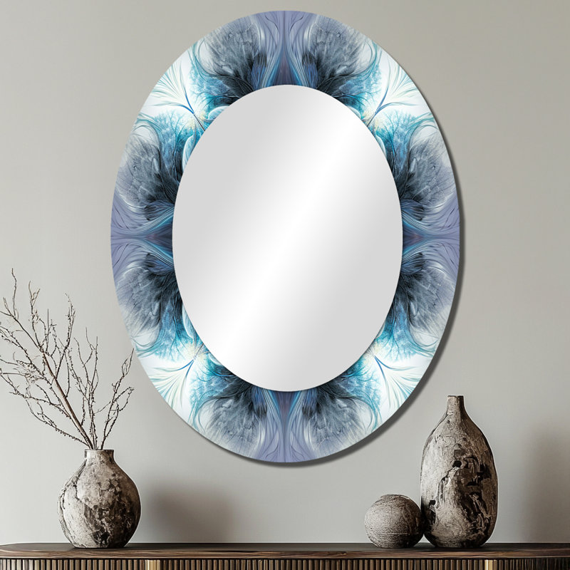 Lettunich - Miroir abstrait en métal, 40 po x 30 po