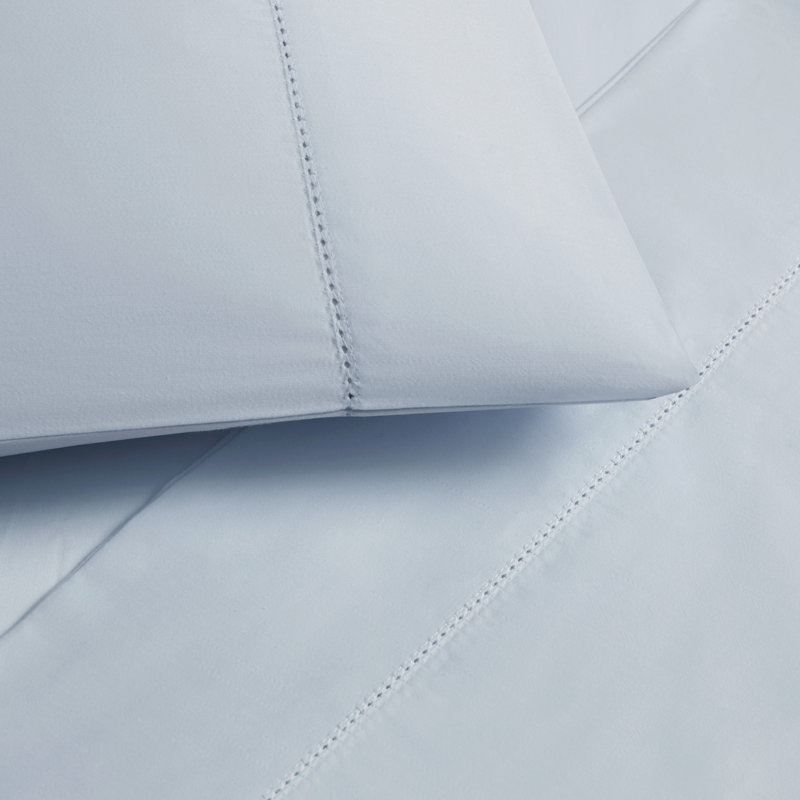 Queen Blue Egyptian Cotton Deep Pocket Sheet Set