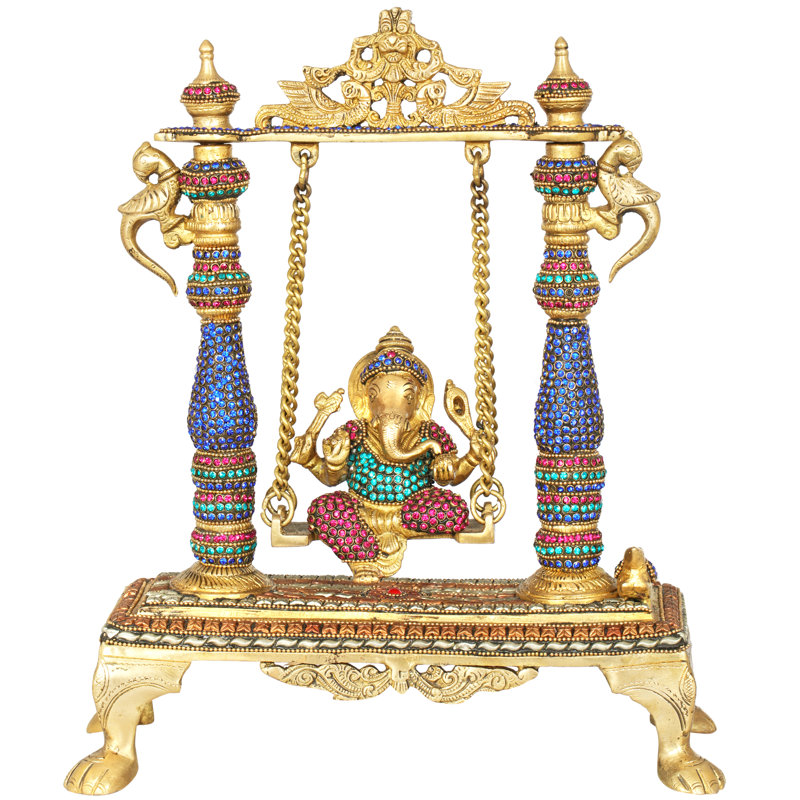 Lord Ganesha sur une balançoire