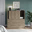 Solid Wood Rectangle Accent Cabinet-809697784