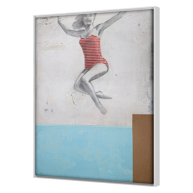 «Fall 2021 Make A Splash 1», reproduction encadrée sur toile par Stefano Altamura, H 48 po x l 35 po