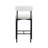 Boucle Upholstered Bar Stool with Metal Legs-683526334-719635357-719110048