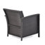 2 pièces chaises d'extérieur - Pe et fer brun + 2 chaises brun clair et tendance