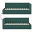 Corner Bed Frame With Headboard Velvet-965125407