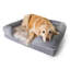 Lit avec surmatelas en mousse à mémoire de forme PupListro-50320857