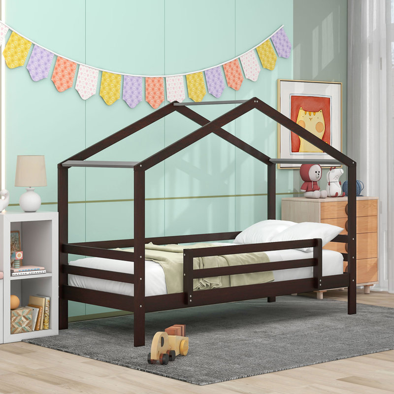 Kupang Unfinished Standard Bed, Espresso