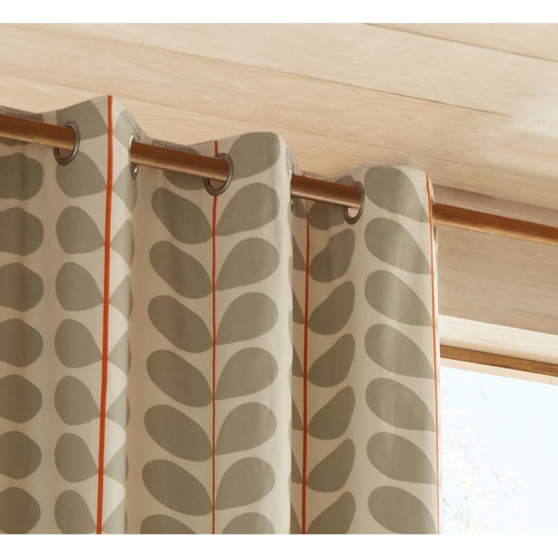 Stem Eyelet Room Darkening Curtains, 168 x 229cm