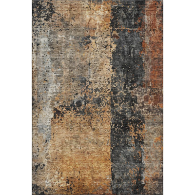 Premium Machine Washable Jessie AMF1205 Abstract Rug