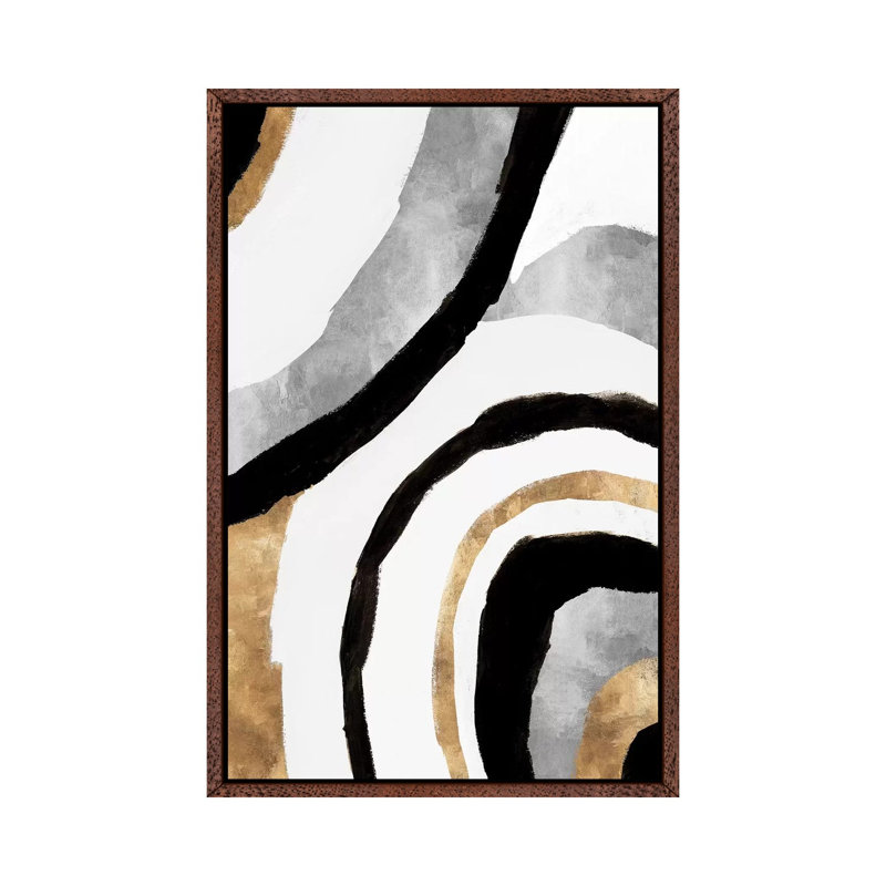 Nation I by Isabelle Z - Print on Canvas, 152.5 cm H x 101.5 cm W, Classic Brown Wood Framed