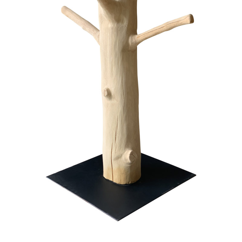 Arbre d'entrée en bois massif 