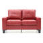 Causeuse modulaire Newbury G465A-L, ROUGE