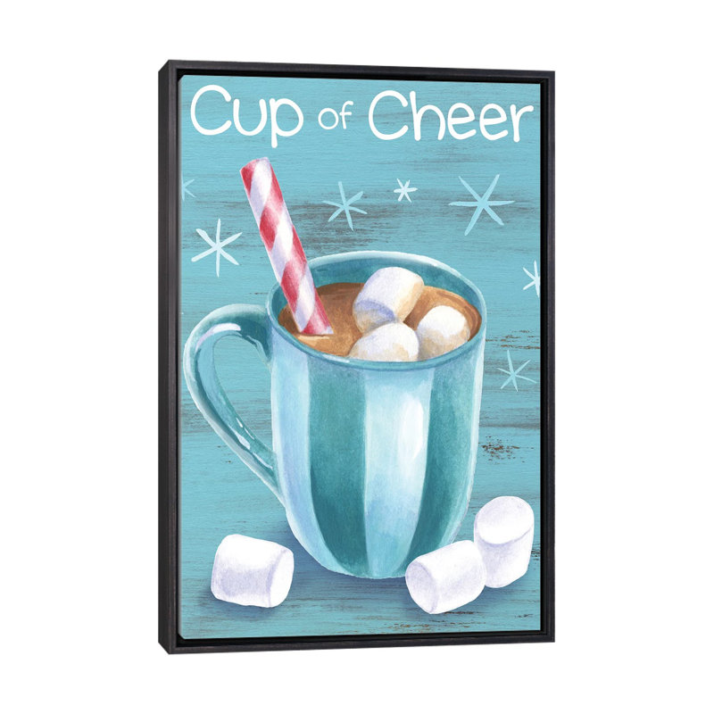 Menthe poivrée cacao I-Cup of Cheer par Kelsey Wilson, reproduction d’art, H 26 po x l 18 po x P 1,5 po, Pas de tapis