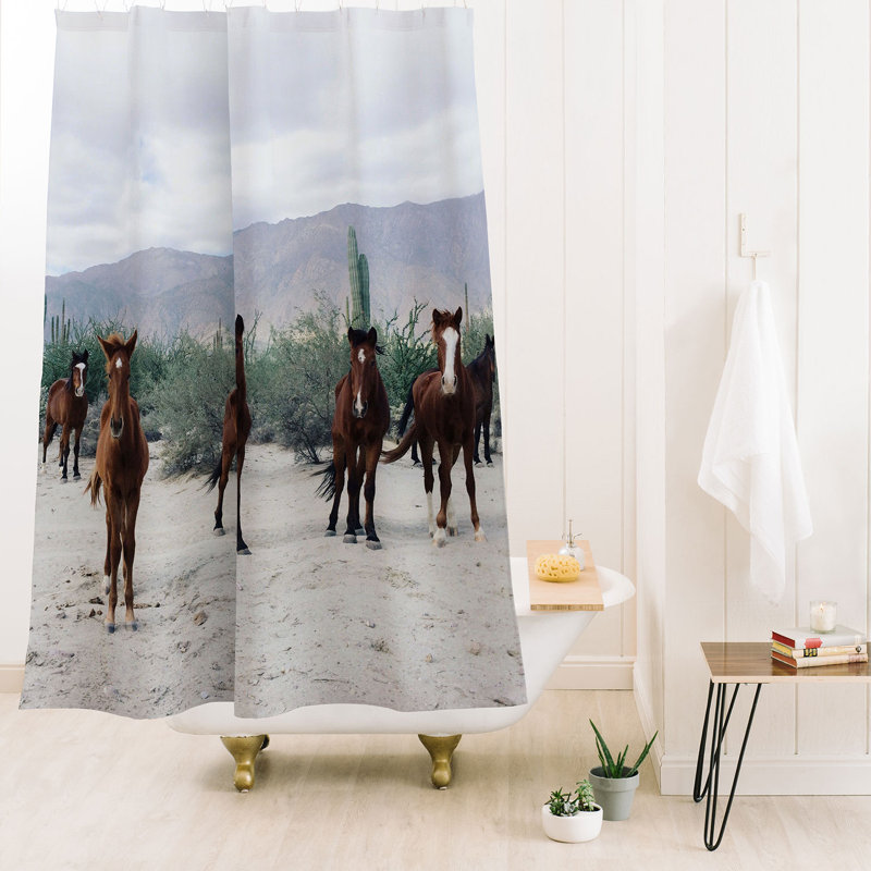 Rideau de douche Kevin Horses