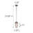 Gillingham 1 - Light Single Pendant