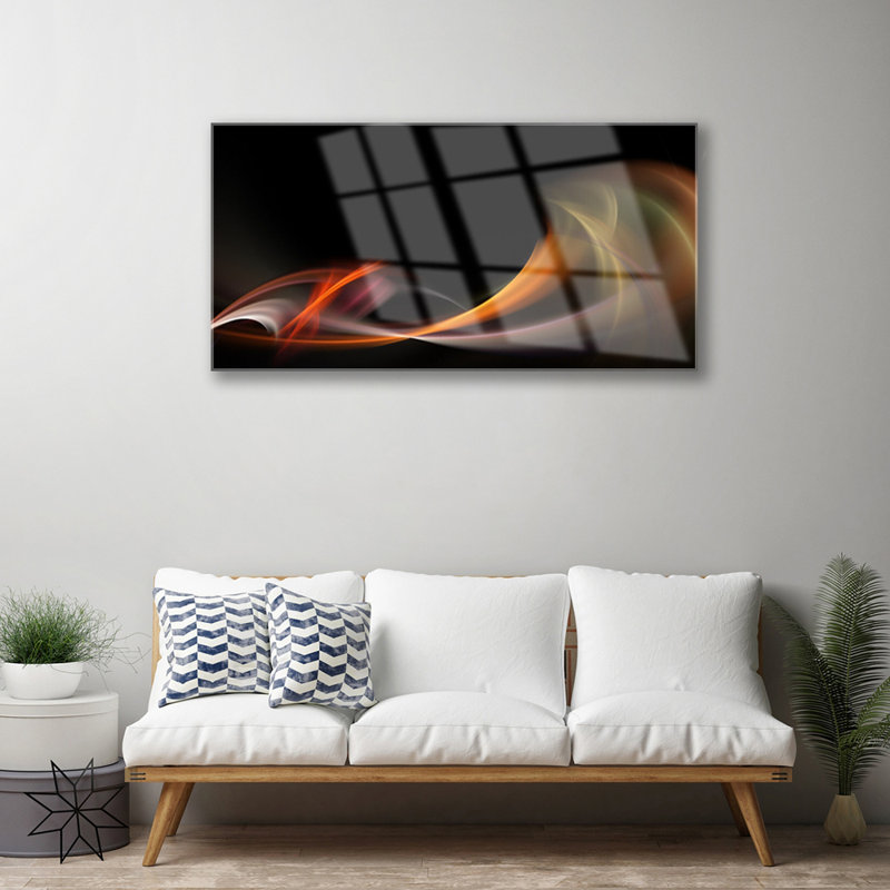 Art Abstract - No Frame Print on Glass