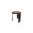 Stylish Nesting Table Set (3 Pieces), Walnut Finish, 13.4 x 15.7 x 13.4 inches | 100% MDF with Sturdy Compressed Kraft Legs | Modern Industrial Design, Perfect for Living Room & Home Office Use-1220132831