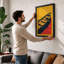 Geometric Rowboat Modern - Print-933283711-933283709
