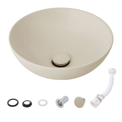 Metro Lane 39.5mm L x 39.5mm W Ceramic Circular Sink