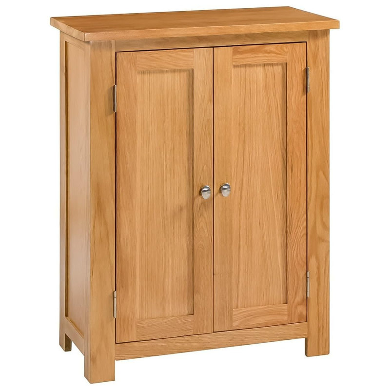 Hatcher 12 Pair Solid Wood Shoe Storage Cabinet