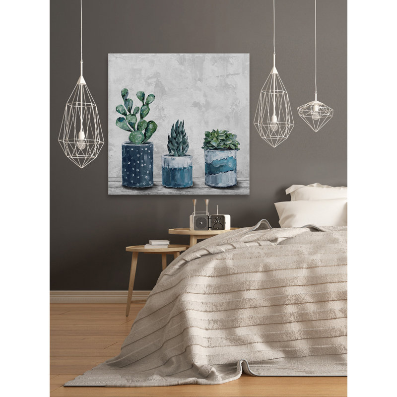 «Succulent Frost», reproduction sur toile tendue, H 12 po x l 12 po