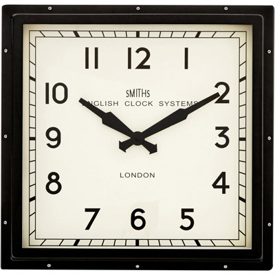 Smiths Square Wall Clock - 41cm
