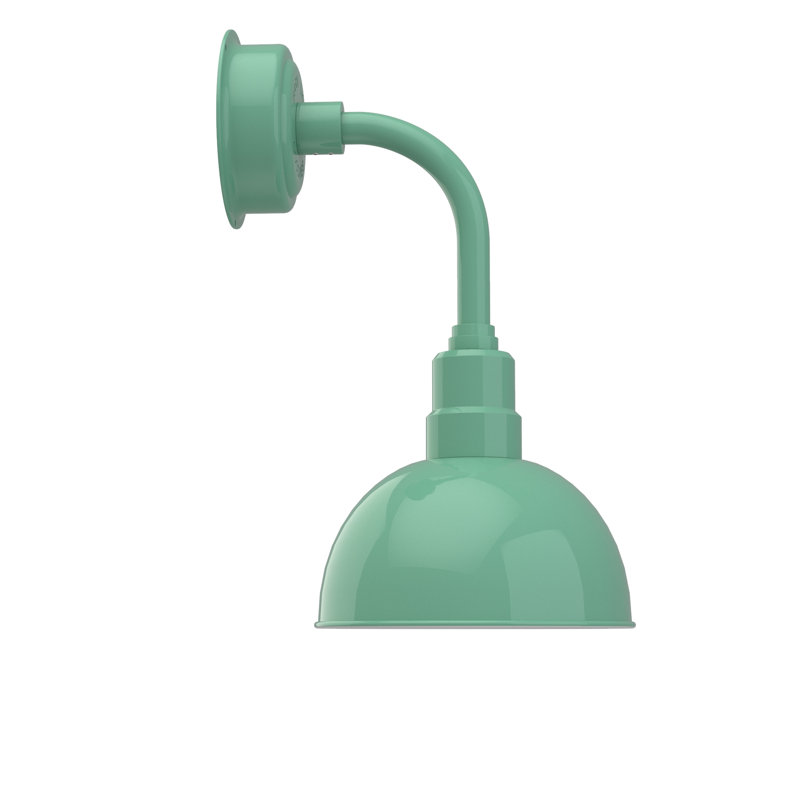 Paulina LED Barn Light, Jade, 19.38" H x 10" W x 19.25" D