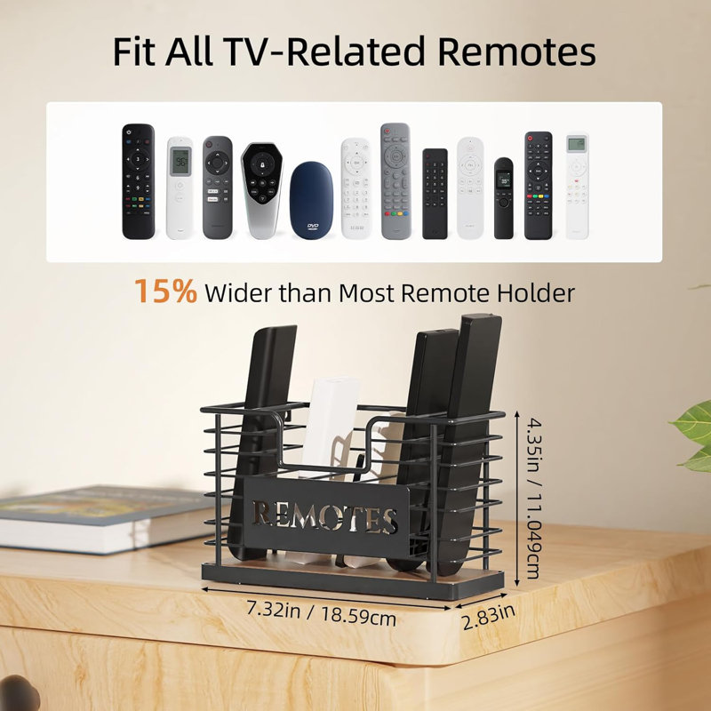 Support de télécommande, support de télécommande pour téléviseur à 5 fentes, support de télécommande universel