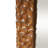 Daaimah Wood Textured Concave Honeycomb Geometric Brown Floor Mirror