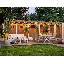 Dunster House Wooden Pergola Kit DIY Plants Frame Garden Structure Pressure Treated Utopia-116479870