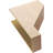 12"W x 24"D x 36"H Classic Clemmons Rough Cedar Woodgrain TimberThane Corbel, Primed Tan-88289403