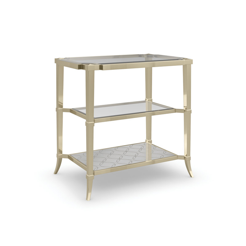 Glass End Table