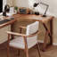  Bureaux en bois massif en L noyer-108609711-108609708