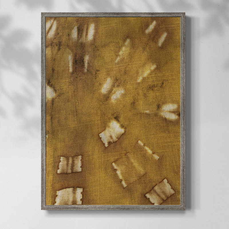 Turmeric Sunrise III Framed Print - Solid Wood, 15" H x 12" W