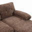 Canapé modulaire en U en chenille de 103,5 po avec méridienne double, poches de rangement et coussins pour accoudoirs-1360087822