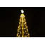 Arbre à cône blanc à DEL avec base pliable éclairée-889281953-906481942