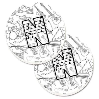 Sous-verre musical letter note