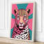 Pop Leopard Modern - Wrapped Canvas-131236148-131236155