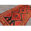Tapis géométrique traditionnel gris anthracite en laine noué à la main 4 pi 9 po x 10 pi 10 po