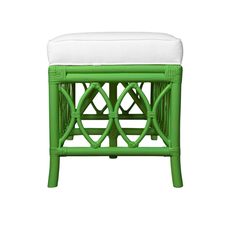Lillian Upholstered Bench, Bright Green
