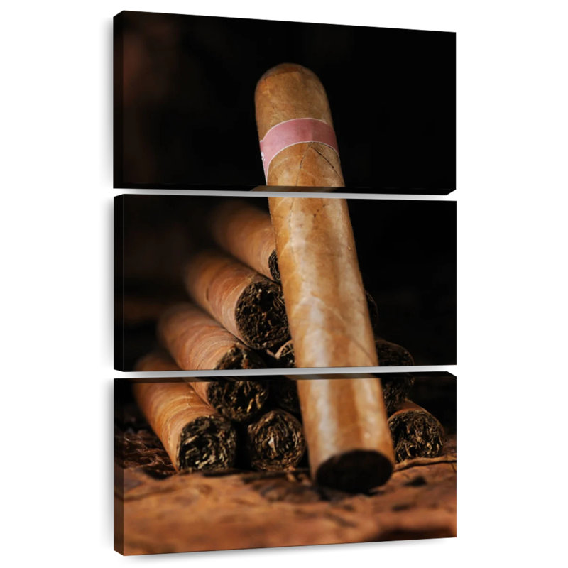 Senne Stacked Cuban Cigars, 45" H x 28" W