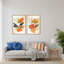  "Ember Blooms No. 1 & 3" par Sally Ann Moss, art mural sur toile encadré
